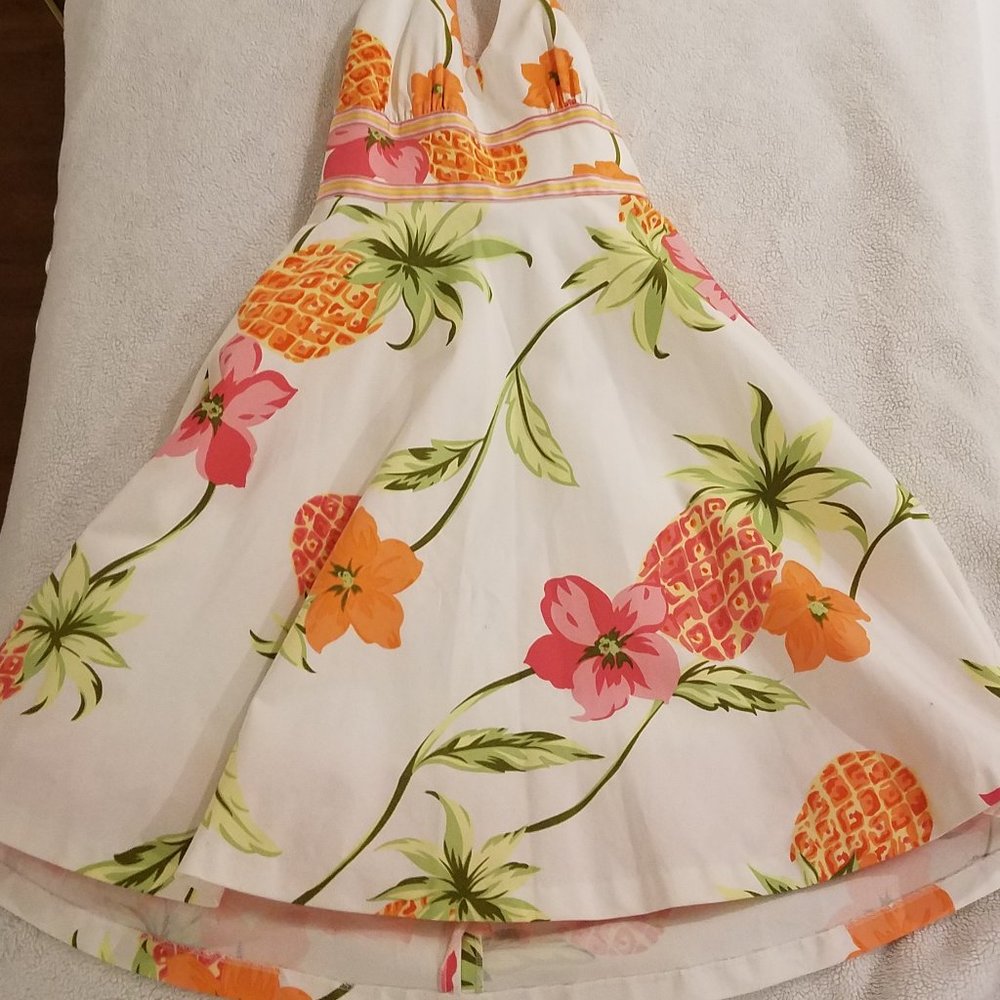 Donna Ricco Size 6 Floral Dress mid-calf